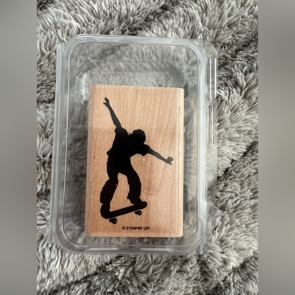 Stampin’ Up! Extreme Skateboarder 2009 Stamp Retired